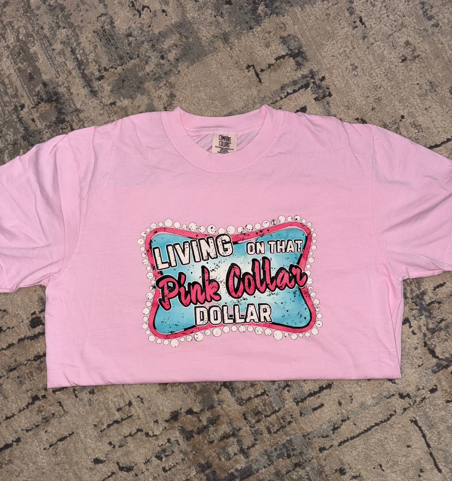 Pink Collar Tee